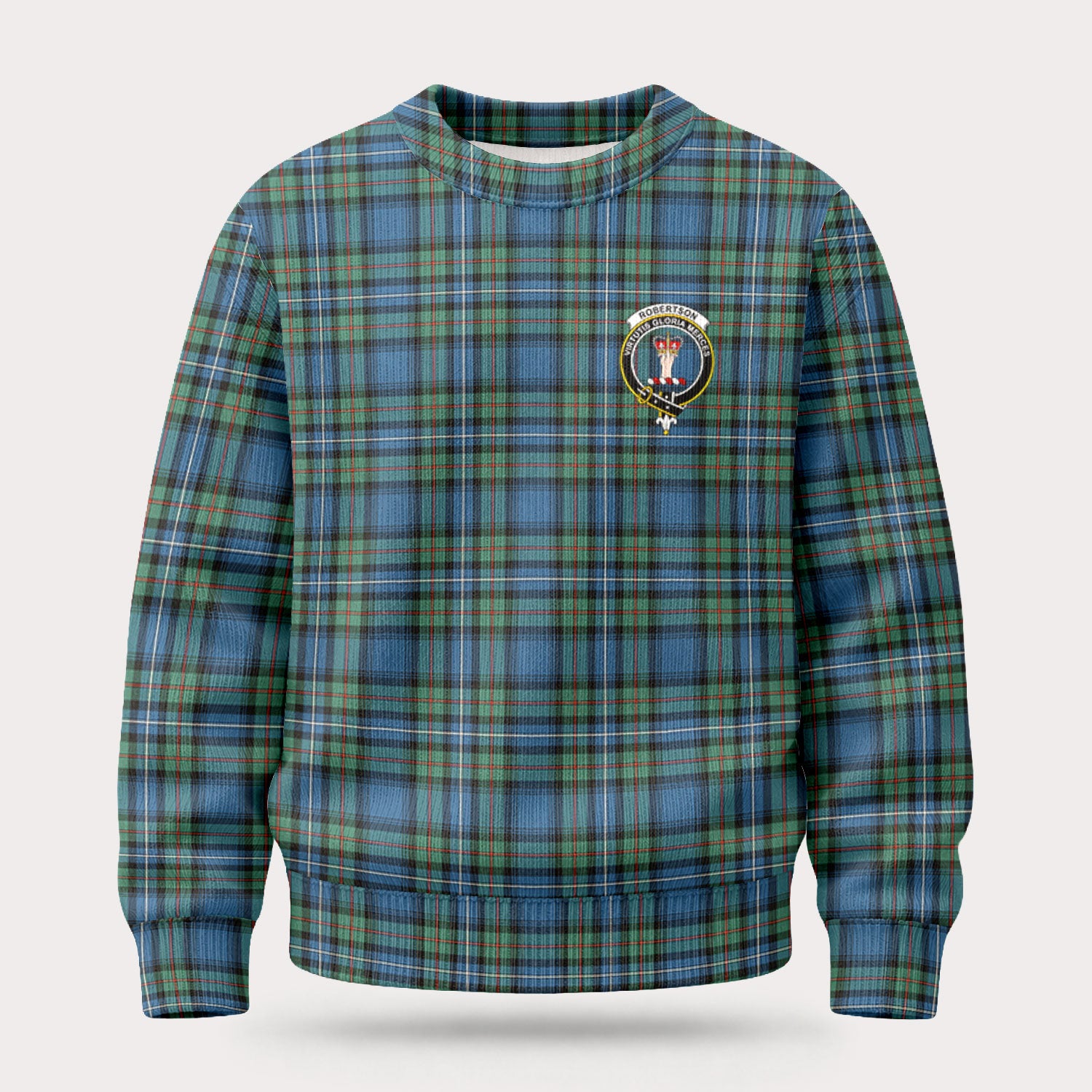 Robertson Hunting Ancient Tartan Crest Sweater