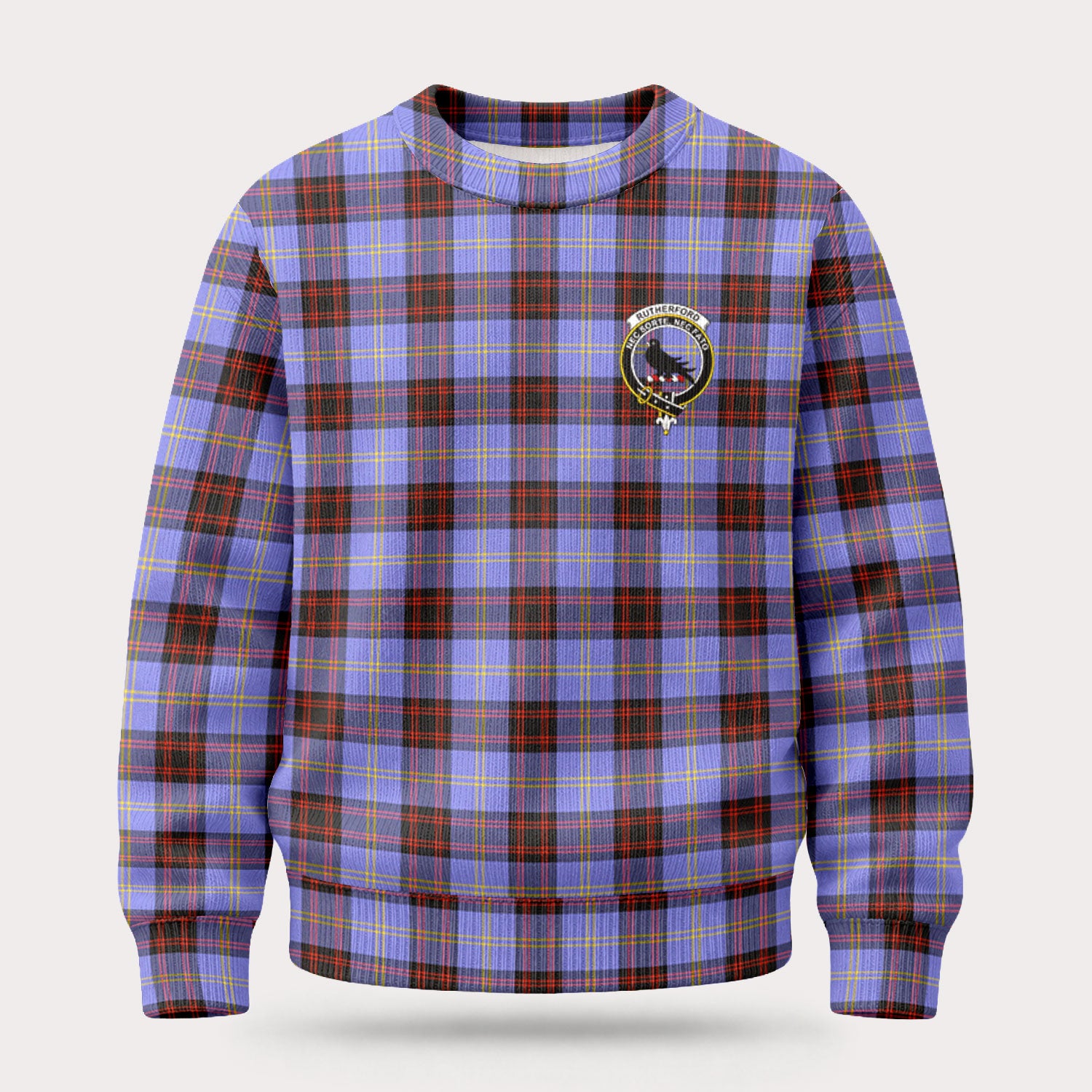 Rutherford Tartan Crest Sweater