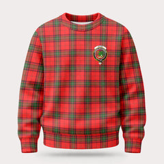 Seton Modern Tartan Crest Sweater