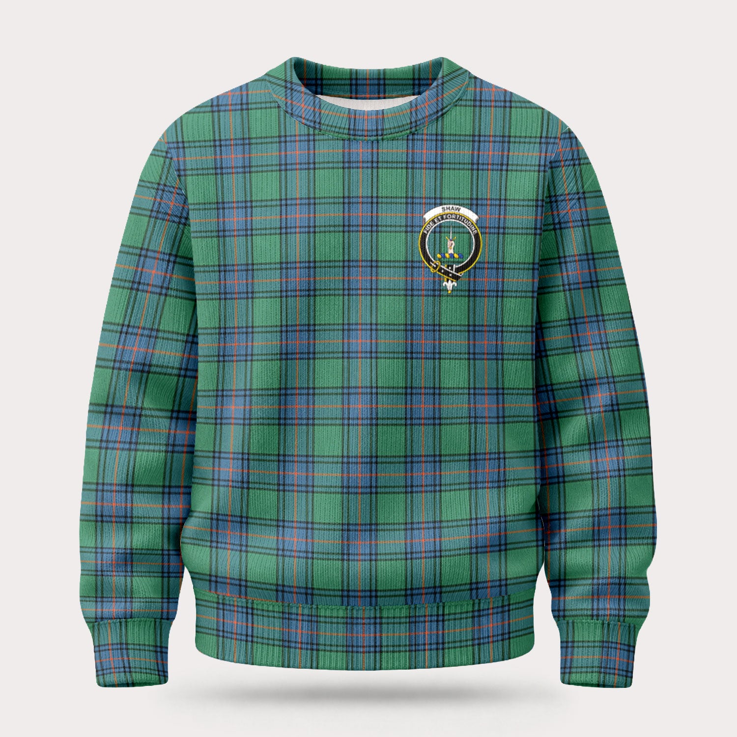 Shaw Ancient Tartan Crest Sweater