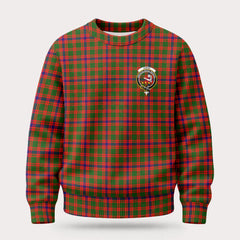 Skene Modern Tartan Crest Sweater