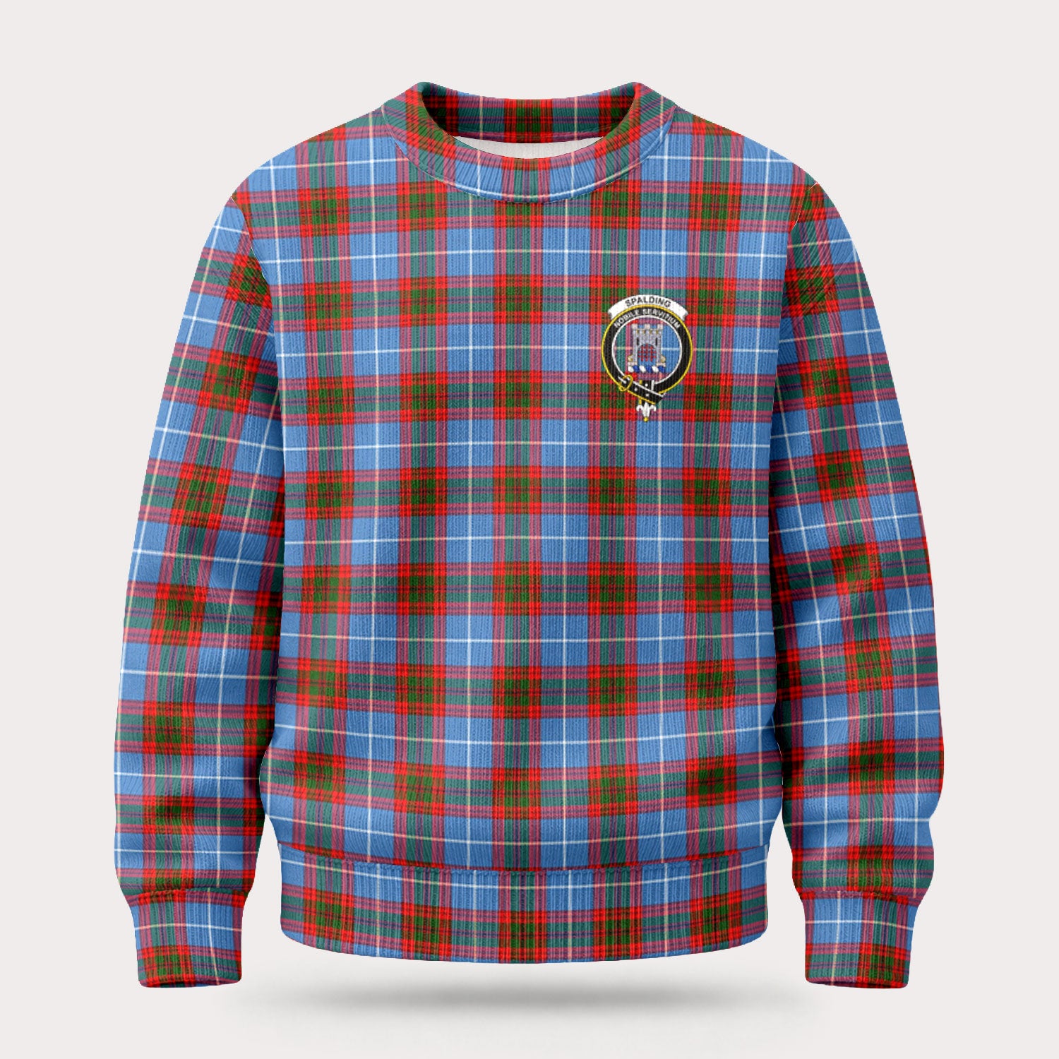 Spalding Tartan Crest Sweater