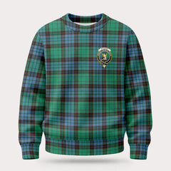 Stewart Old Ancient Tartan Crest Sweater