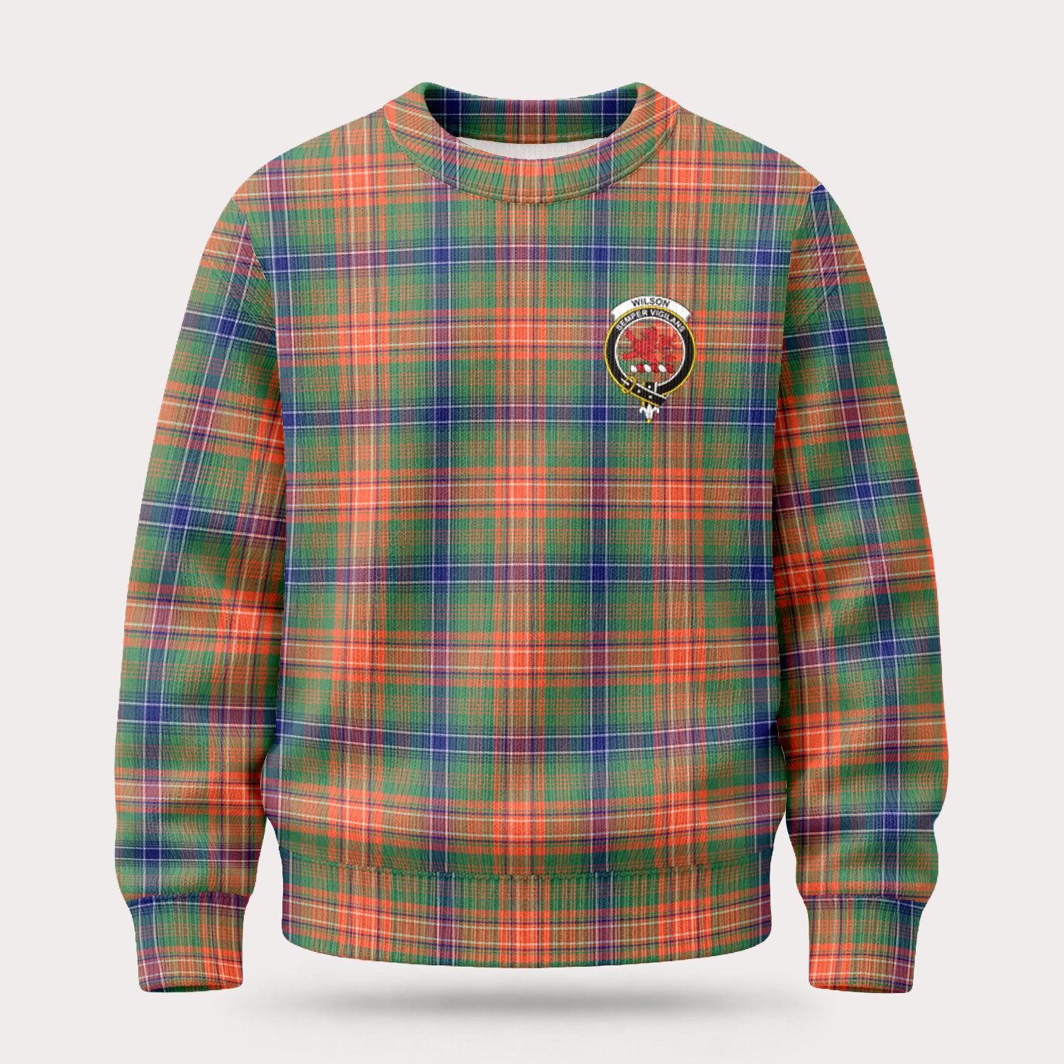 Wilson Ancient Tartan Crest Sweater