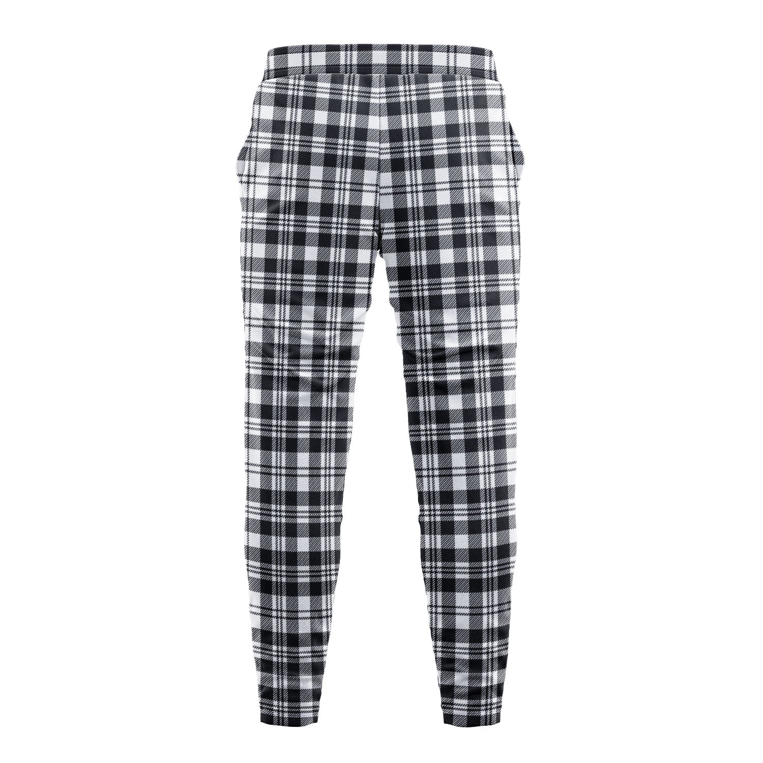 Scott Black & White Modern Tartan Sweatpants