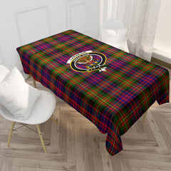 Carnegie Modern Tartan Crest Tablecloth