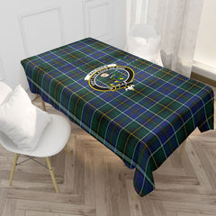 MacInnes Modern Tartan Crest Tablecloth