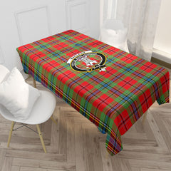 MacLean of Duart Modern Tartan Crest Tablecloth