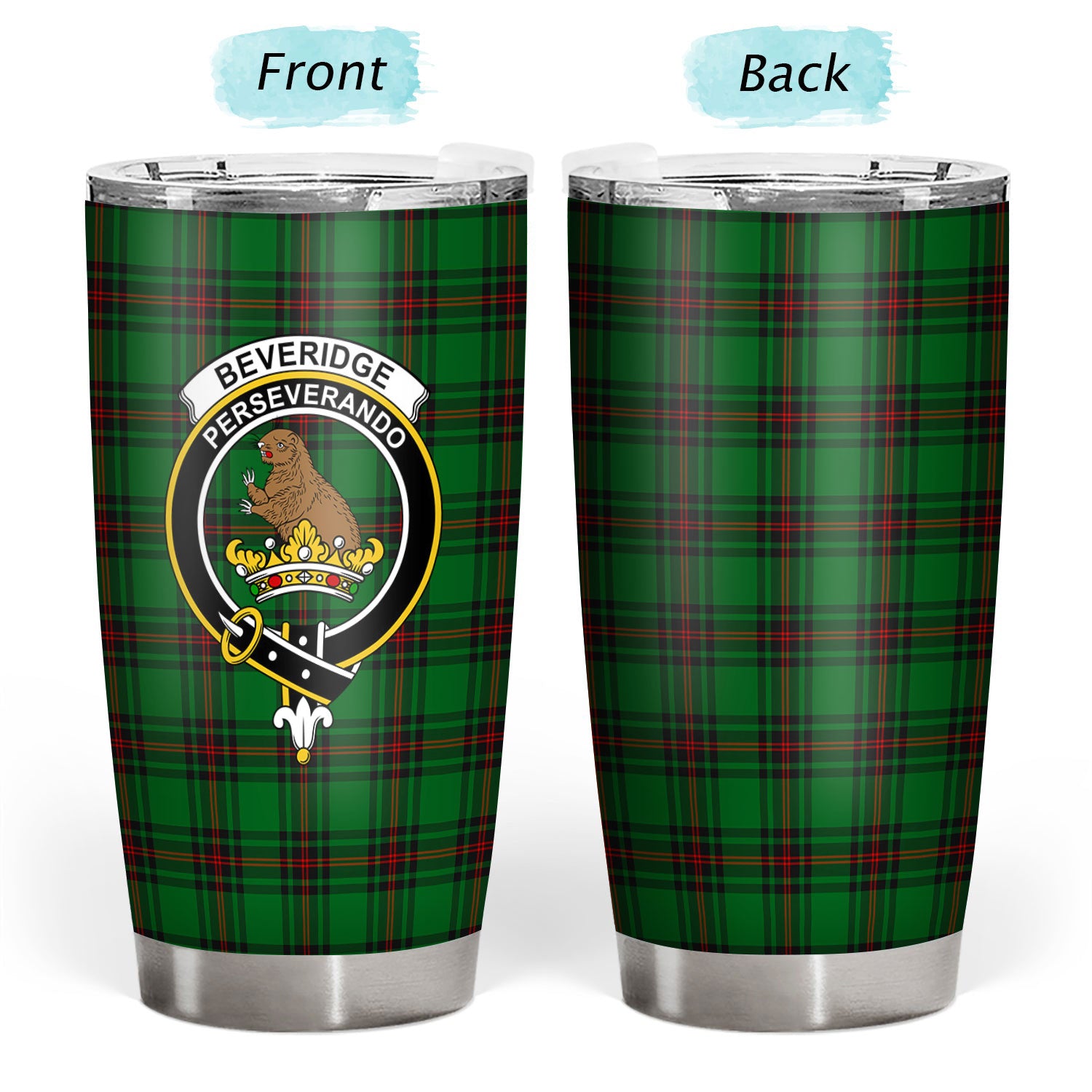 Beveridge Tartan Crest Tumbler