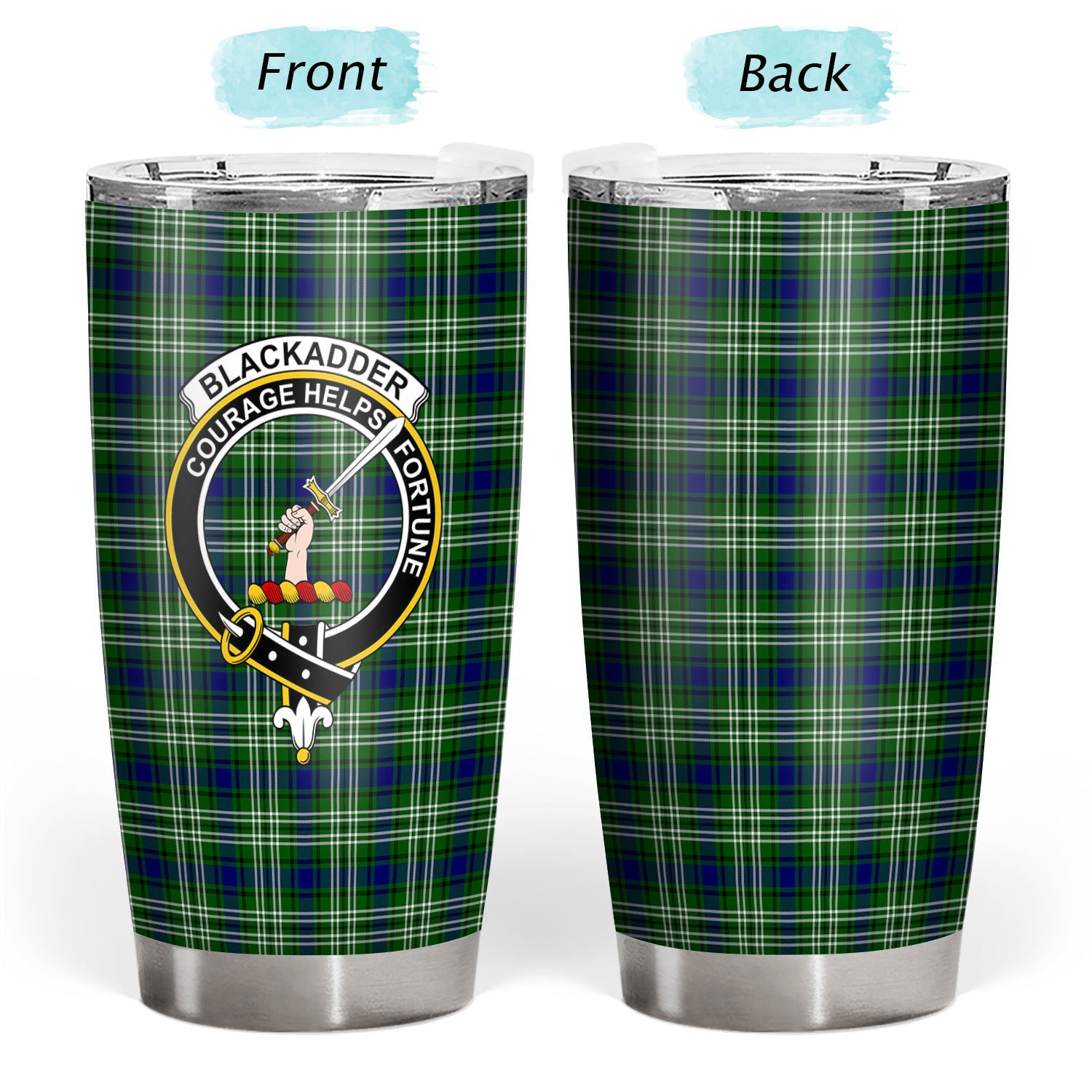 Blackadder Tartan Crest Tumbler