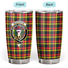 Buchanan Modern Tartan Crest Tumbler