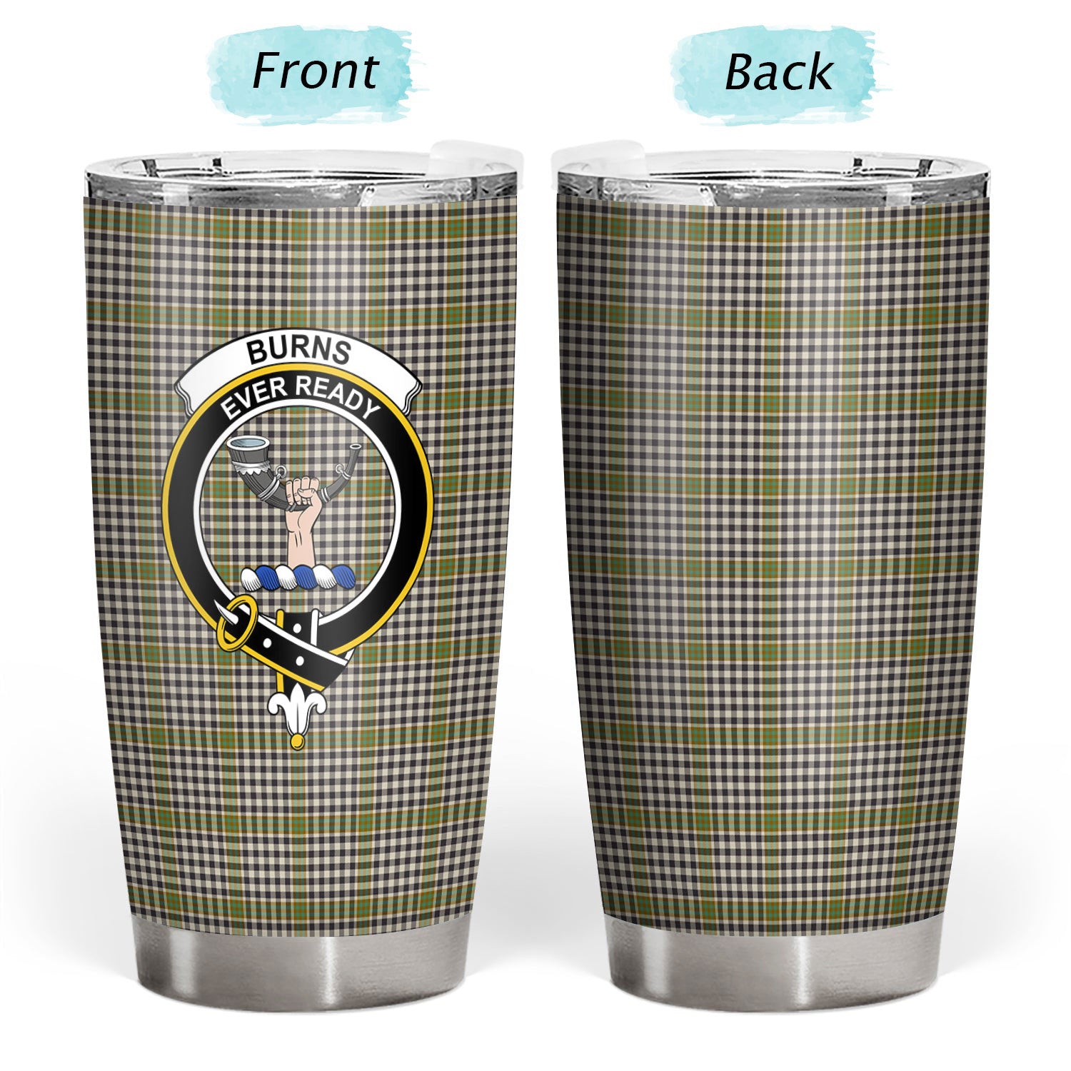 Burns Check Tartan Crest Tumbler