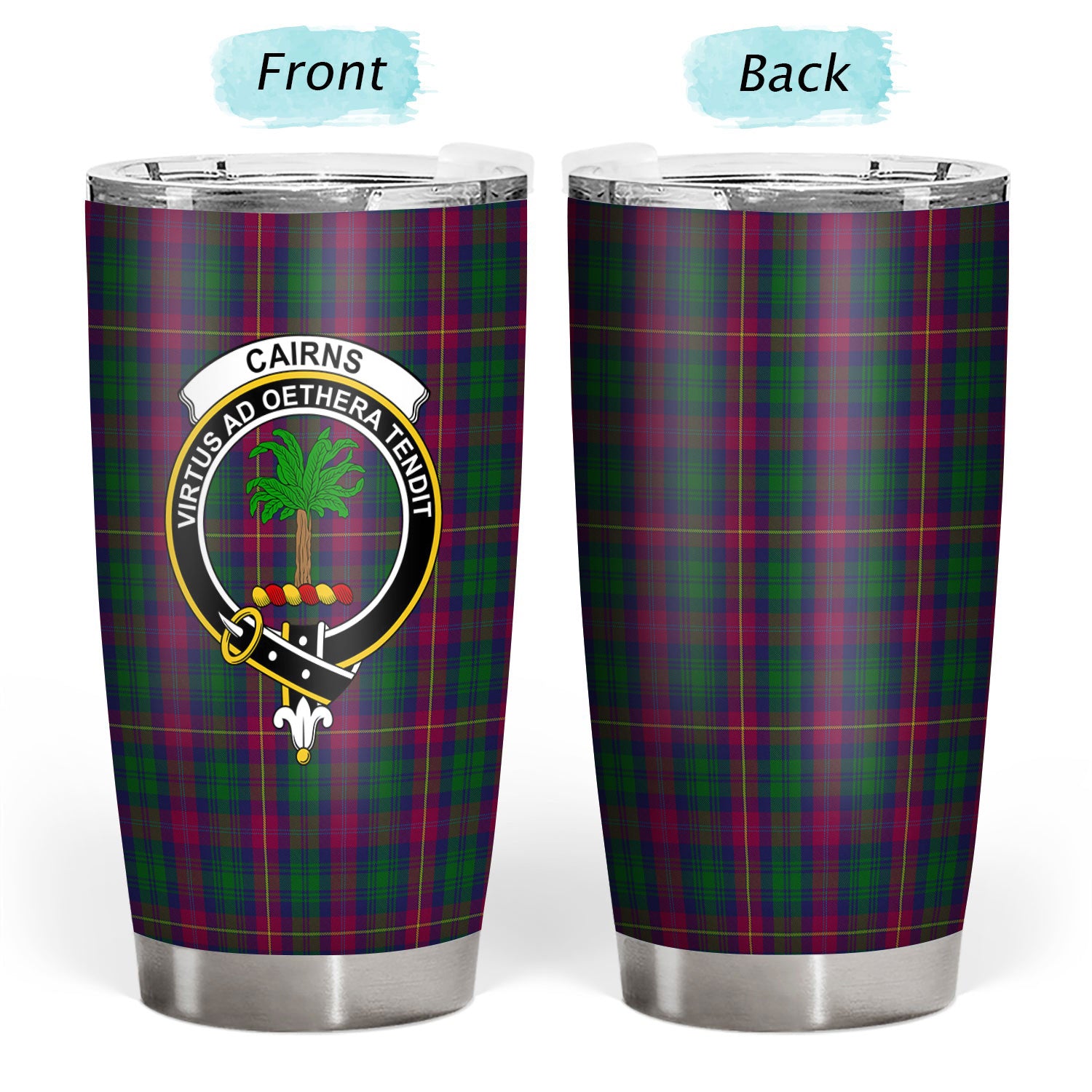 Cairns Tartan Crest Tumbler