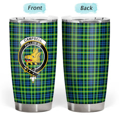 Campbell of Breadalbane Ancient Tartan Crest Tumbler