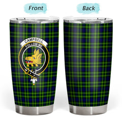 Campbell of Breadalbane Modern Tartan Crest Tumbler