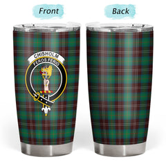 Chisholm Hunting Ancient Tartan Crest Tumbler