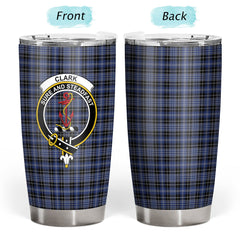 Clark Modern Tartan Crest Tumbler