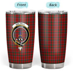 Dalzell Tartan Crest Tumbler