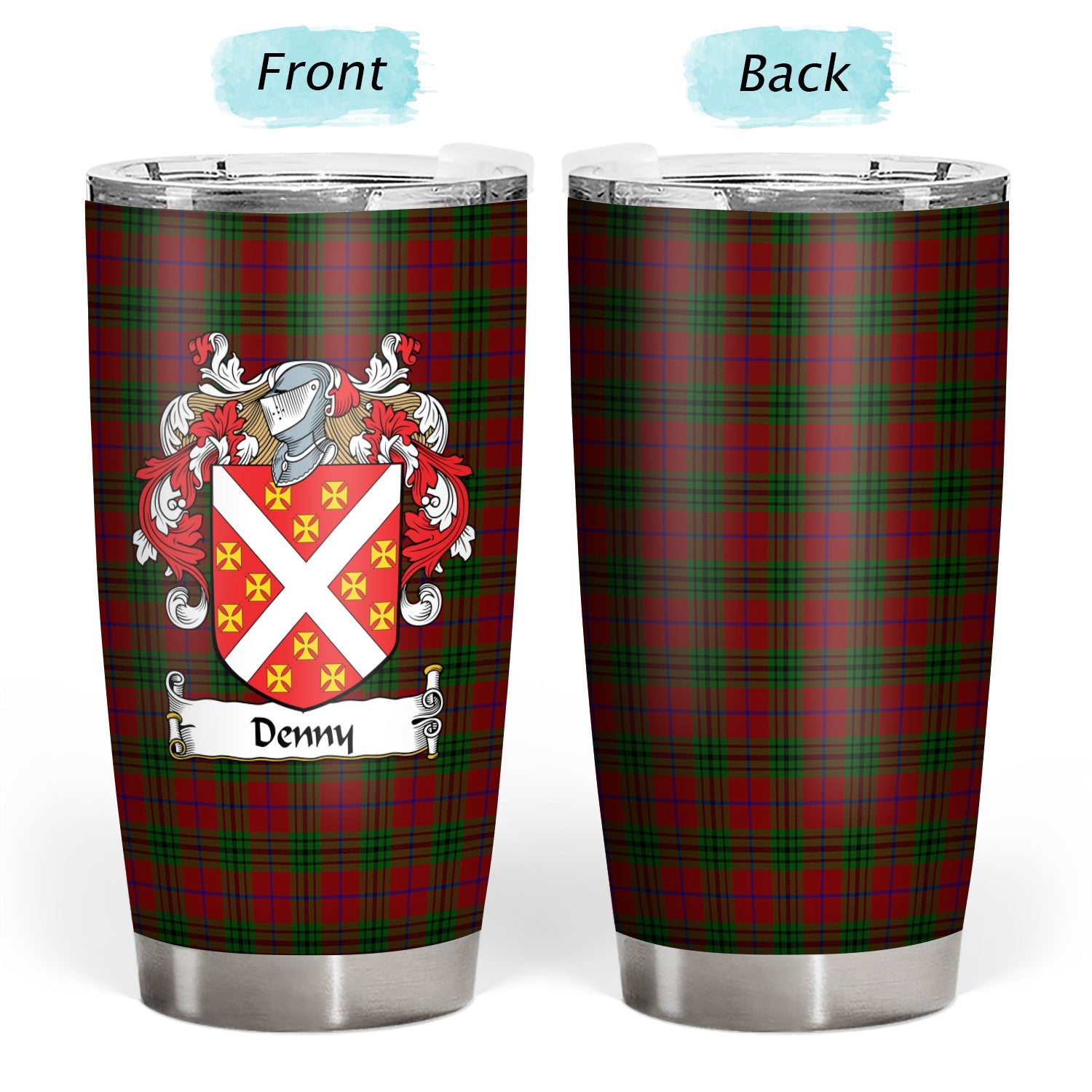 Denny Hunting Tartan Crest Tumbler