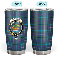 Douglas Modern Tartan Crest Tumbler