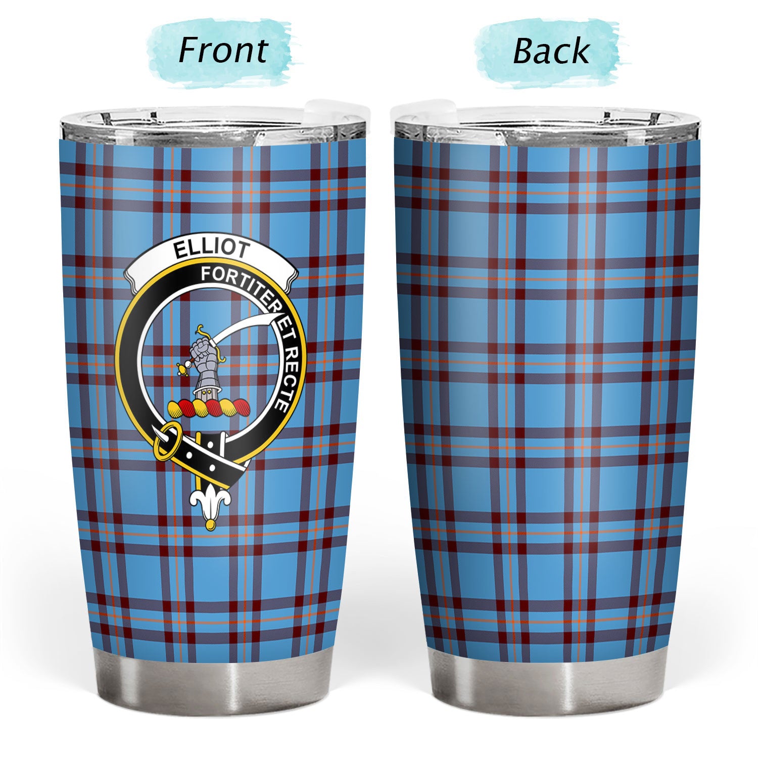 Elliot Ancient Tartan Crest Tumbler