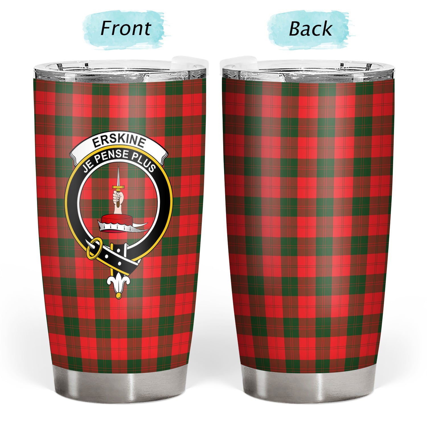 Erskine Modern Tartan Crest Tumbler