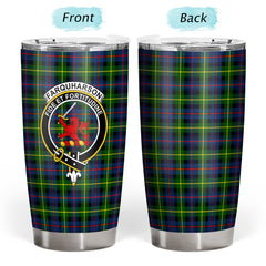 Farquharson Modern Tartan Crest Tumbler