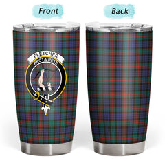 Fletcher of Dunans Tartan Crest Tumbler