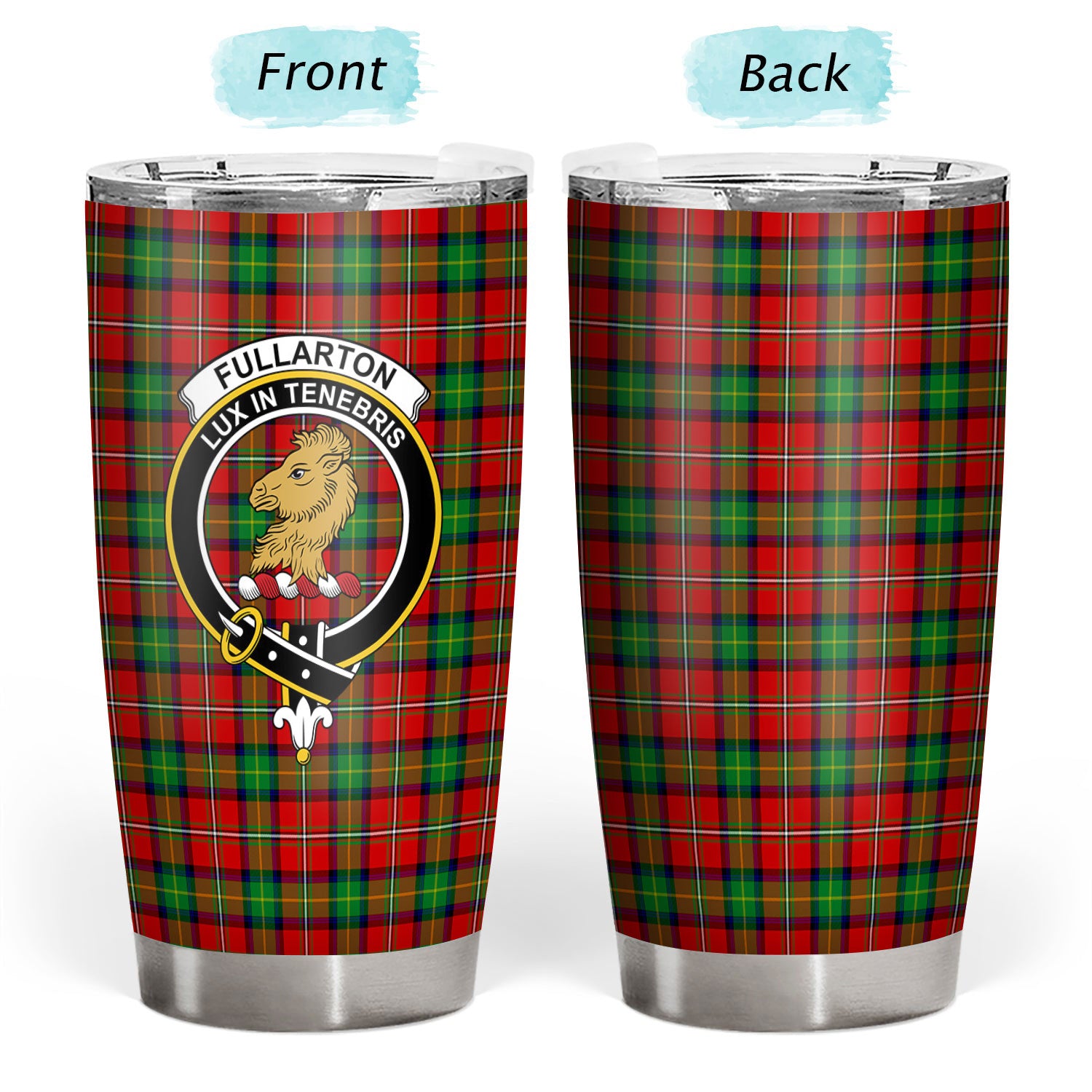 Fullarton Tartan Crest Tumbler