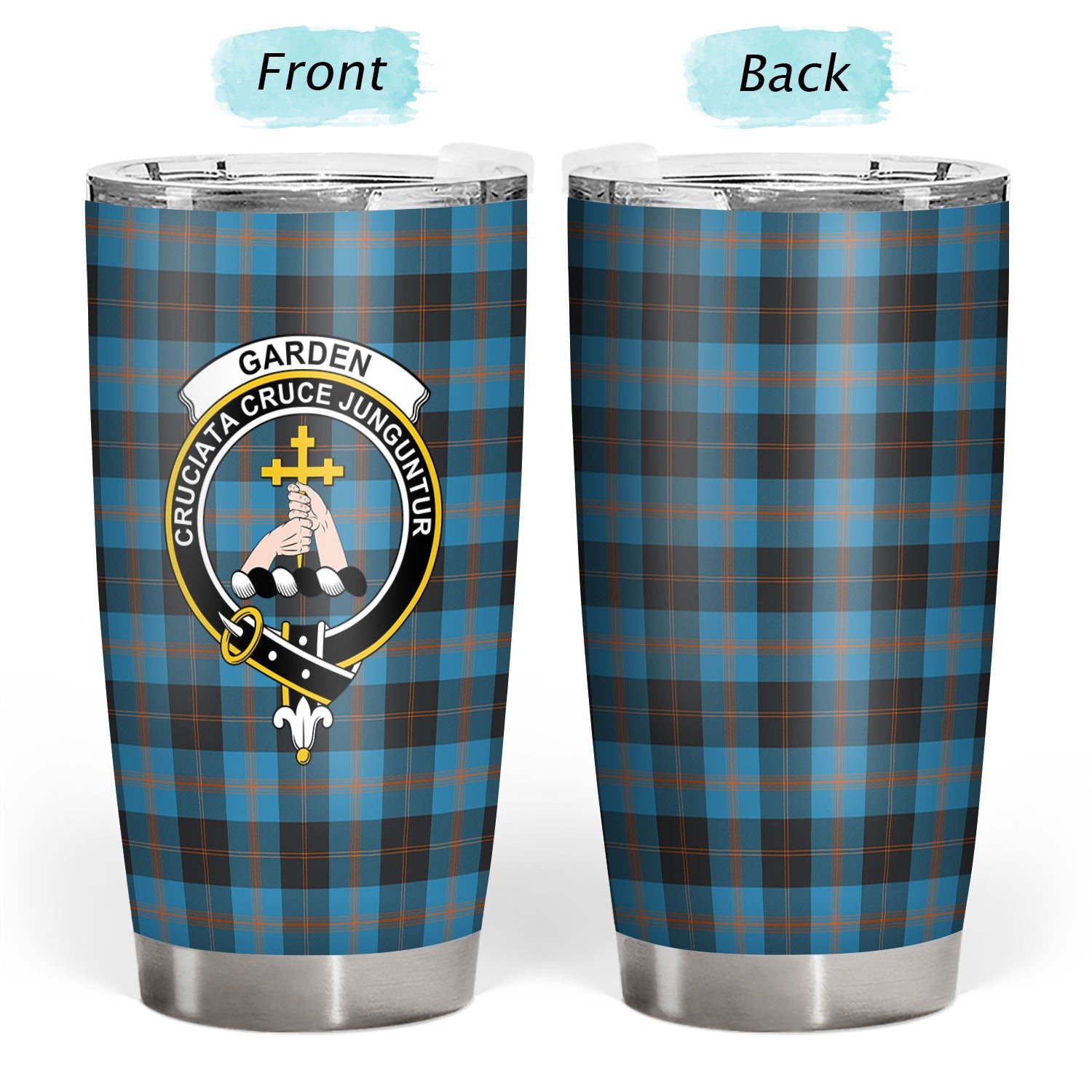 Garden Tartan Crest Tumbler