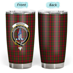 Geddes Tartan Crest Tumbler