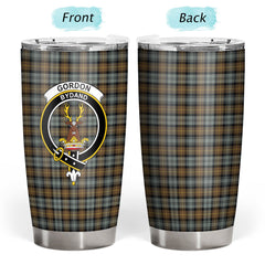 Gordon Weathered Tartan Crest Tumbler