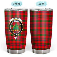 Grant Modern Tartan Crest Tumbler