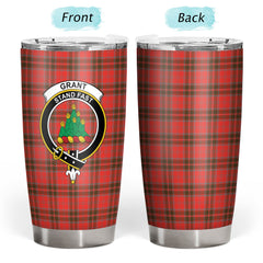 Grant Weathered Tartan Crest Tumbler