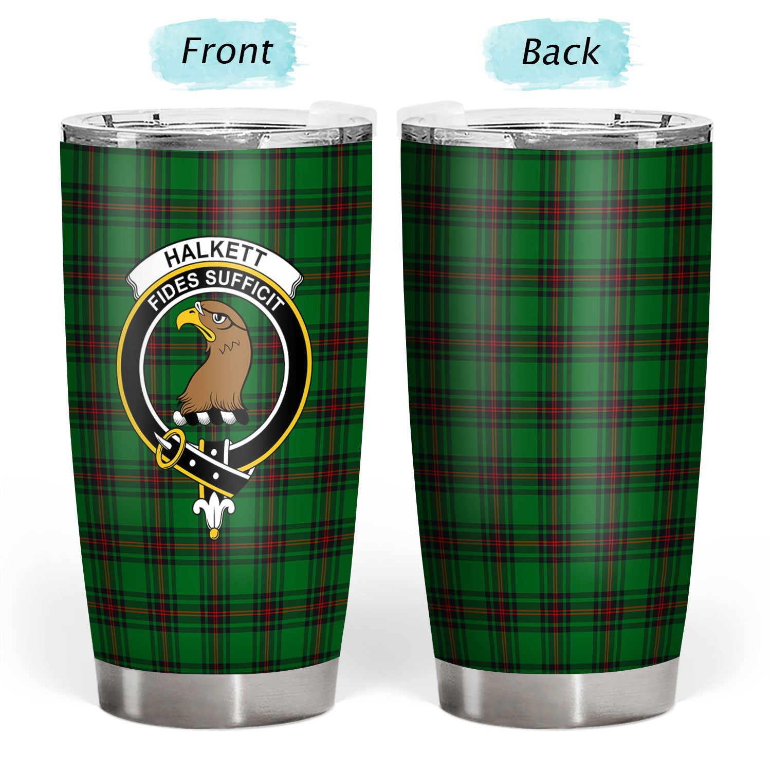 Halkett Tartan Crest Tumbler