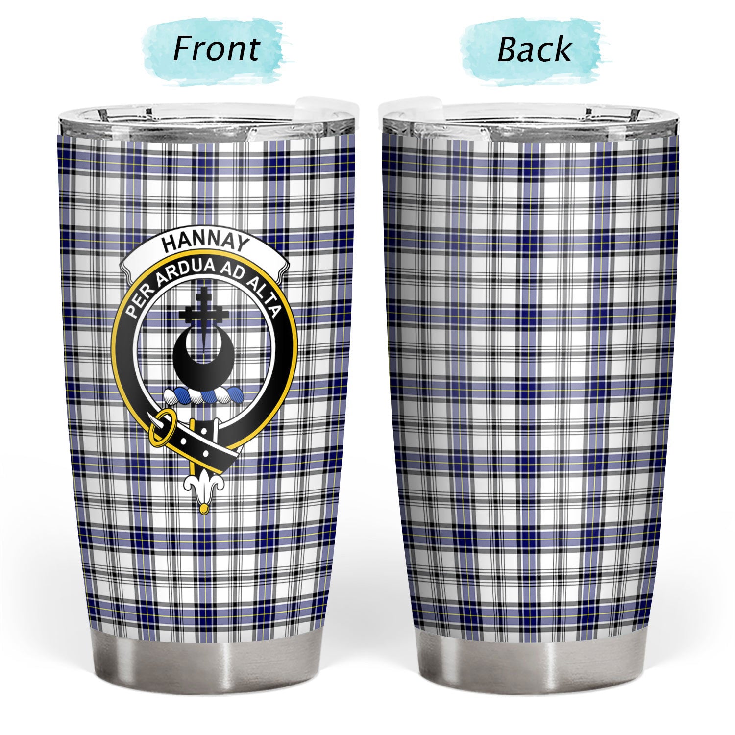 Hannay Modern Tartan Crest Tumbler