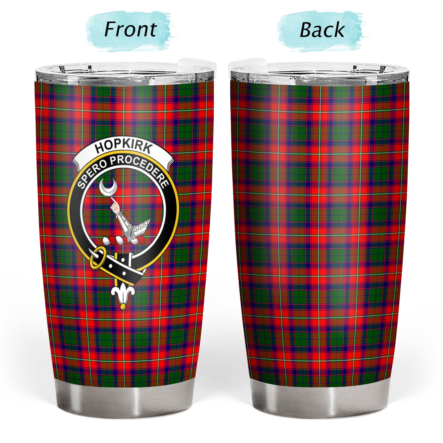 Hopkirk Tartan Crest Tumbler