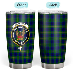 Johnston of Caskieben Tartan Crest Tumbler