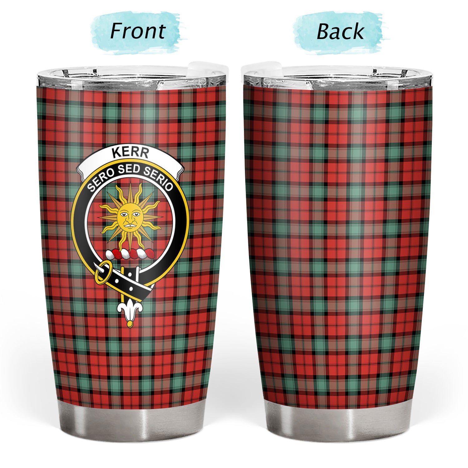 Kerr Ancient Tartan Crest Tumbler