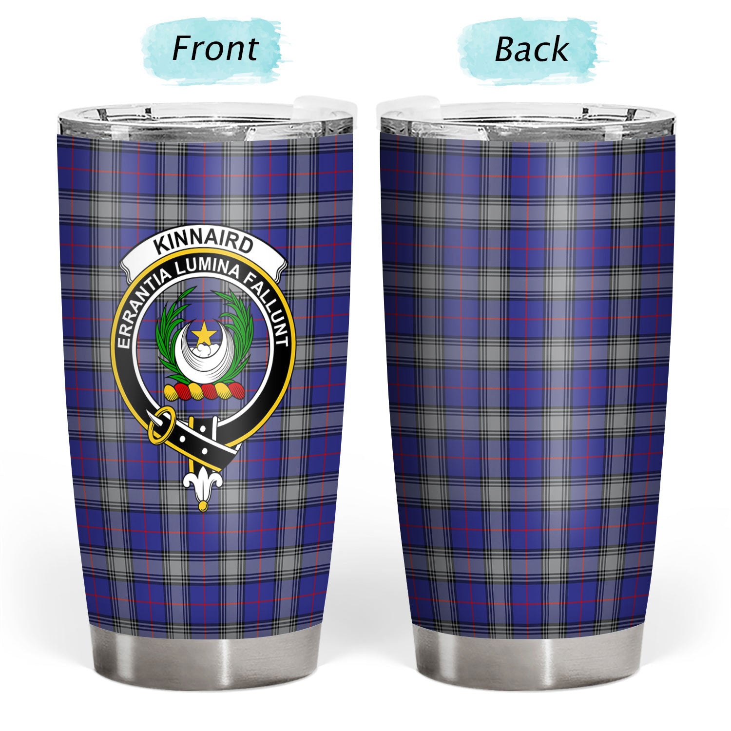 Kinnaird Tartan Crest Tumbler