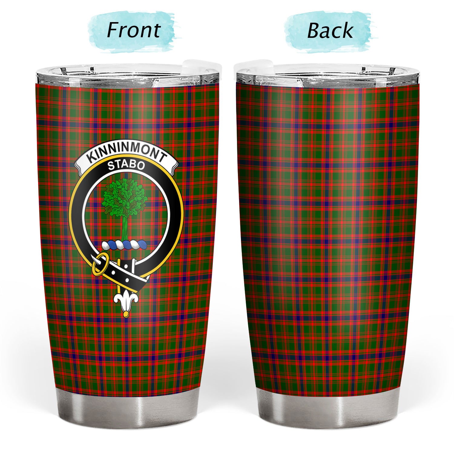 Kinninmont Tartan Crest Tumbler