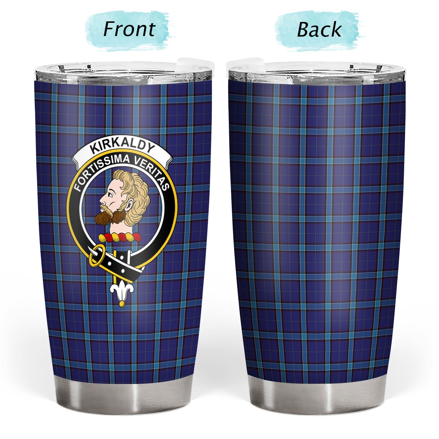 Kirkaldy Tartan Crest Tumbler