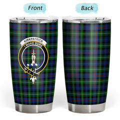 Kirkpatrick Tartan Crest Tumbler