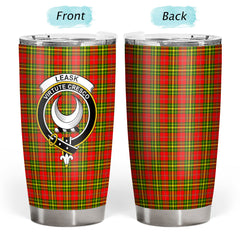 Leask Tartan Crest Tumbler