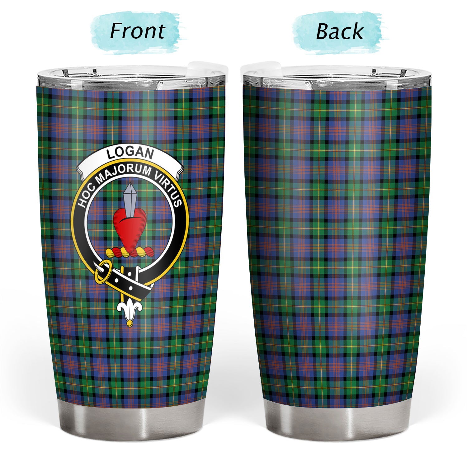 Logan Ancient Tartan Crest Tumbler