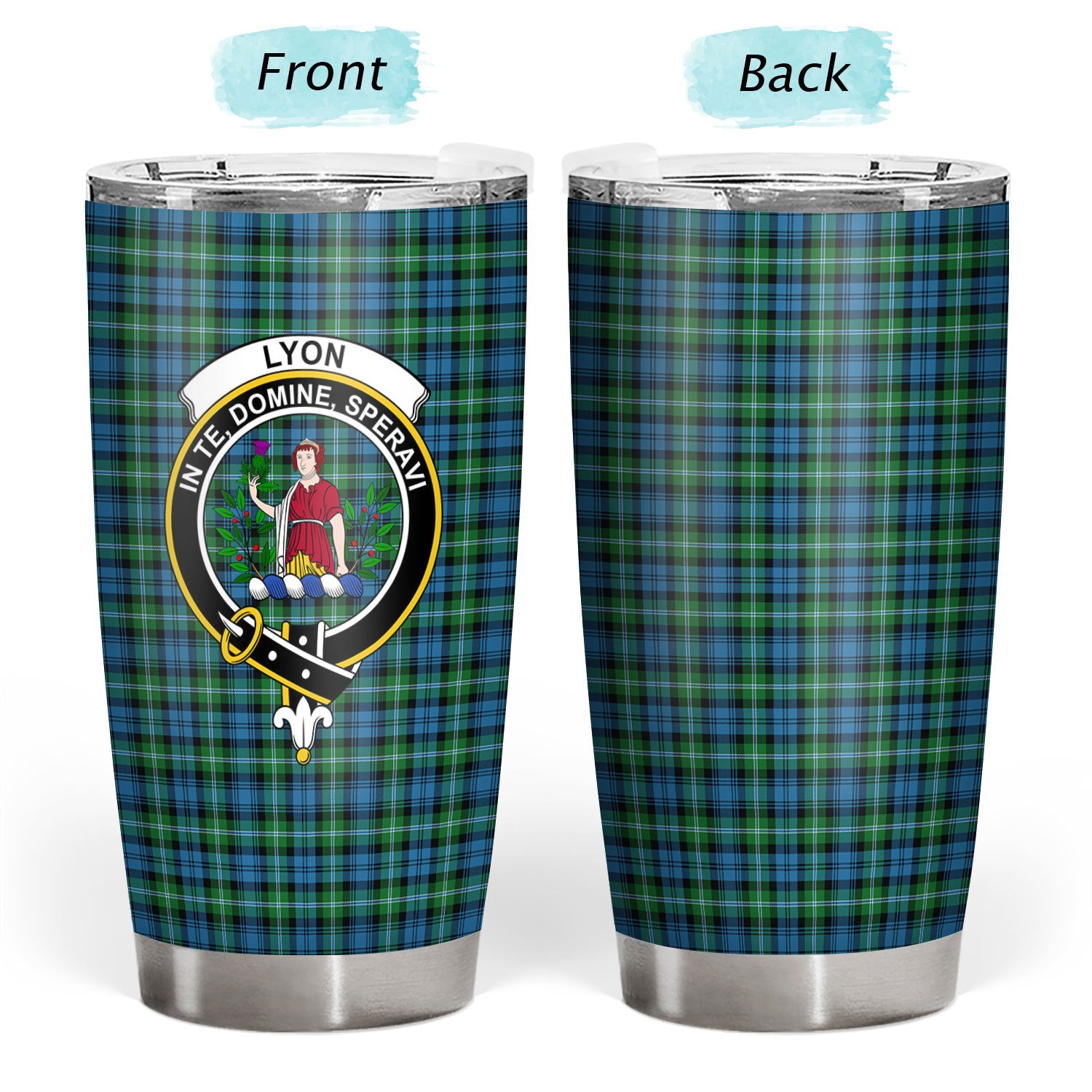 Lyon Tartan Crest Tumbler