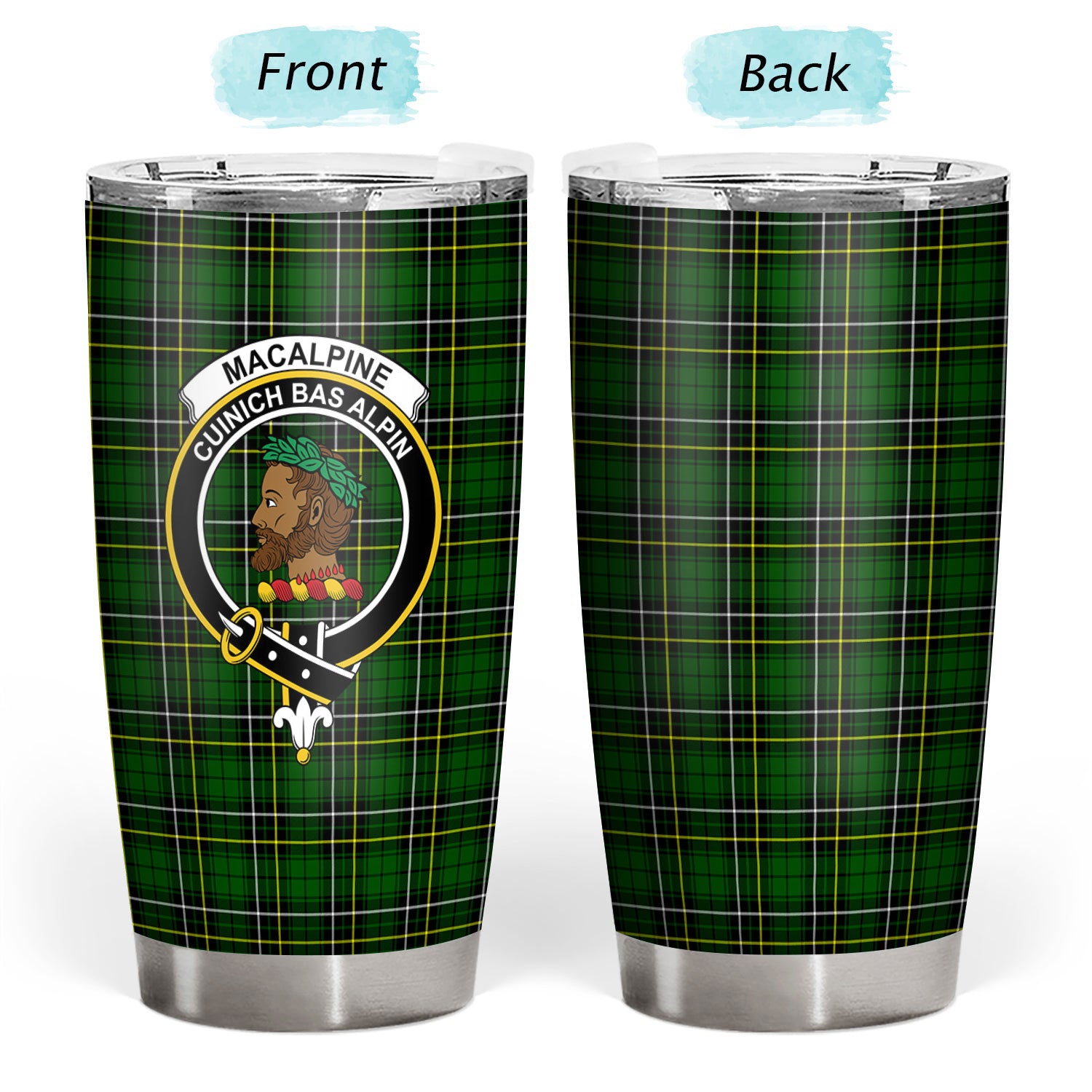 MacAlpine Modern Tartan Crest Tumbler