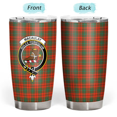 MacAulay Ancient Tartan Crest Tumbler