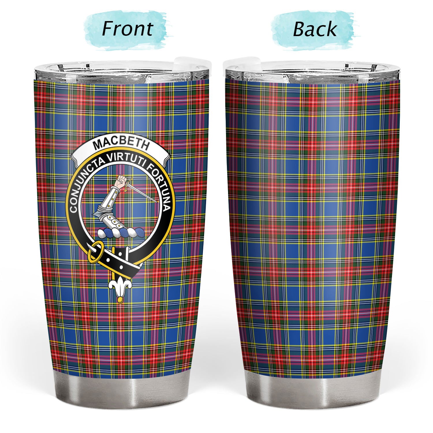 MacBeth Modern Tartan Crest Tumbler