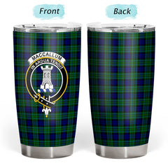 MacCallum Modern Tartan Crest Tumbler